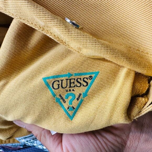 New GUESS ECO Women's Sleeveless Shiloh Jumpsuit, Gold Flake, Small - Picture 8 of 10